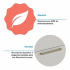 Armário Aéreo De Cozinha 80cm 1 Porta Basculante 100% Mdf Vic