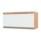 Armário Aéreo De Cozinha 80cm Com 1 Porta Basculante 100% Mdf