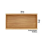 Armário Aéreo De Cozinha 80cm Com 1 Porta Basculante 100% Mdf