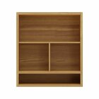 Armário Aéreo De Cozinha 80cm Com 2 Portas Basculantes E Nich