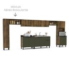 Armário Aéreo De Cozinha 80cm Espaguete  Alamo