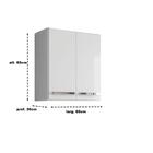 Armario Aereo De Cozinha Baren Branco Brienza