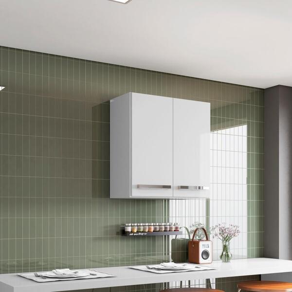 Armario Aereo De Cozinha Baren Branco Brienza