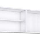 Armário Aéreo De Cozinha Branco Em Aço Montado 158cm Com Puxa