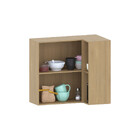 Armário Aéreo De Cozinha Canto Reto 95cm 2 Portas Classic Luc