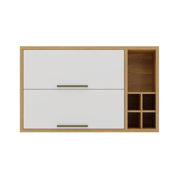 Armário Aéreo De Cozinha Com 2 Portas Basculantes 100% Mdf Sy