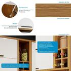 Armário Aéreo De Cozinha Com 2 Portas Basculantes 100% Mdf Sy