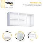 Armário Aéreo De Cozinha Em Aço 120cm 3 Portas Vênus  Branco