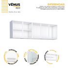 Armário Aéreo De Cozinha Em Aço 180cm 5 Portas Vênus  Branco