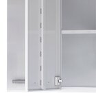 Armário Aéreo De Cozinha Em Aço 200cm 5 Portas Vênus  Branco