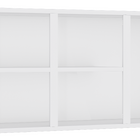 Armário Aéreo De Cozinha Em Aço Branco 115cm Flora Cozimax