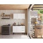 Armário Aéreo De Cozinha Em Aço Branco 115cm Jupiter Cozimax