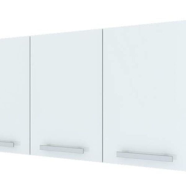 Armário Aéreo De Cozinha Em Aço Branco 115cm Venus Flat Cozim