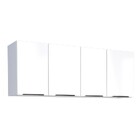 Armário Aéreo De Cozinha Em Aço Branco 144cm Jupiter Cozimax