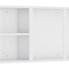 Armário Aéreo De Cozinha Em Aço Branco 192cm Flora Cozimax