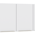 Armário Aéreo De Cozinha Em Aço Branco 192cm Flora Cozimax