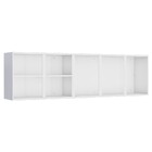 Armário Aéreo De Cozinha Em Aço Branco 192cm Flora Cozimax