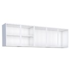 Armário Aéreo De Cozinha Em Aço Branco 192cm Jupiter Cozimax