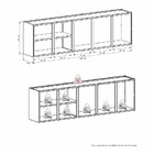 Armário Aéreo De Cozinha Em Aço Branco 192cm Jupiter Cozimax