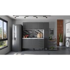 Armário Aéreo De Cozinha Em Aço Preto 153cm Juno Cozimax