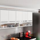 Armário Aéreo De Cozinha Filipinas 5 Portas Branco