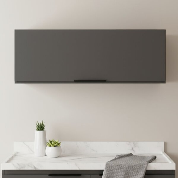 Armário Aéreo De Cozinha Geladeira 80cm 1 Porta Basculante Et