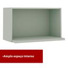 Armário Aéreo De Cozinha Iluminata 100% Mdf Mint - Genialflex