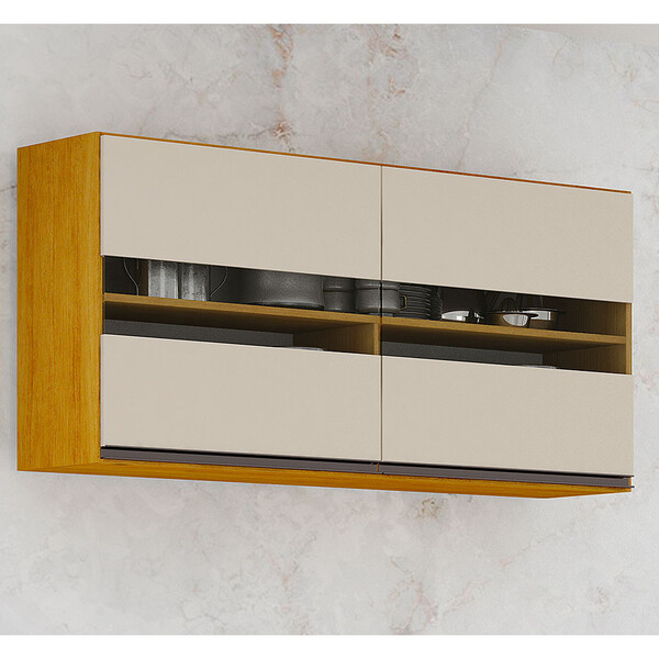 Armário Aéreo De Cozinha Lara 2 Portas