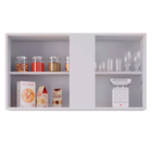 Armário Aéreo De Cozinha Lavanderia 02 Portas Agata Branco E