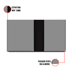 Armário Aéreo De Cozinha Lavanderia 02 Portas Agata Preto E C