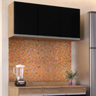 Armário Aéreo De Cozinha Lavanderia 03 Portas Tina 120 Cm L06