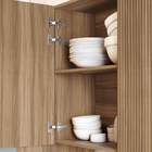 Armário Aéreo de Cozinha 100% MDF Nature com 1 Porta 20x80x32cm Rainha Nesher