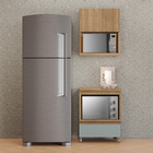 Armário Aéreo de Cozinha 100% MDF Nature com 1 Porta 70x80x42cm Rainha Nesher