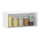 Armário Aéreo de Cozinha MDP Branco com 1 Porta 70x32x30cm Dora Luciane