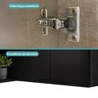 Armário Aéreo De Cozinha Miami 2 Portas Com Nicho De Canto Ca