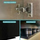 Armário Aéreo De Cozinha Miami 800mm 2 Portas C Porta Tempero