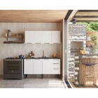 Armário Aéreo De Cozinha Montado Em Aço Branco 153cm Jupiter