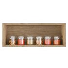 Armário Aéreo De Cozinha Para Geladeira 70cm Texas Castanho/c