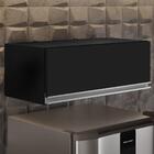 Armário Aéreo De Cozinha Para Geladeira 70cm Texas Preto - Lu