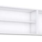 Armário Aéreo De Cozinha Preto Em Aço Montado 145cm Gaia Flat