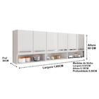 Armario Aereo De Cozinha Suriname Branco Brienza Movelaria