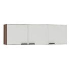 Armário Aéreo De Cozinha Tamarindo E Branco Em Madeira Montad