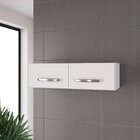 Armário Aéreo De Geladeira 2 Portas 79 Cm Lara Branco