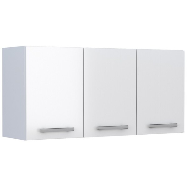 Armário Aéreo De Lavanderia Em Aço Branco 115cm Vênus Cozimax