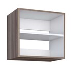 Armário Aéreo De Lavanderia Tamarindo E Preto Em Madeira 46,4