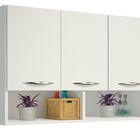 Armário Aéreo De Parede 3 Portas Suspenso Multiuso