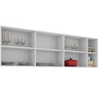 Armario Aereo De Parede 7 Portas Branco Bangladesh Belacasa