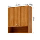 Armário Aéreo Divina 80cm 2 Portas Com Nicho - Mgm