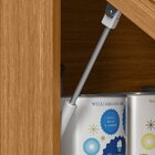 Armário Aéreo Duplo 120 Cm Porta Vidro Reflecta Matisse Natur