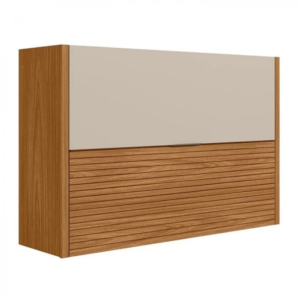 Armário Aéreo Duplo 120cm Portas Basculante Dali Linea Brasil